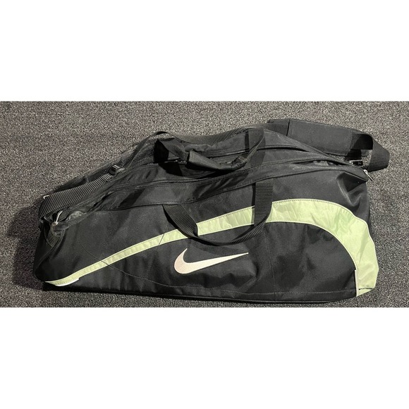 Nike Other - Nike Baseball Bat Bag Black White Swoosh‎ With Handles Storage Carrier